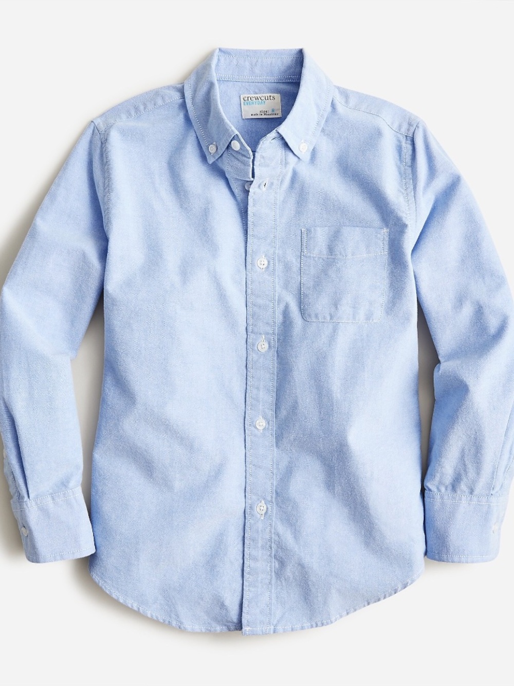 Crewcuts Long Sleeve Oxford Button Down Shirt